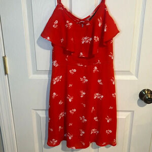 Three pink hearts dress